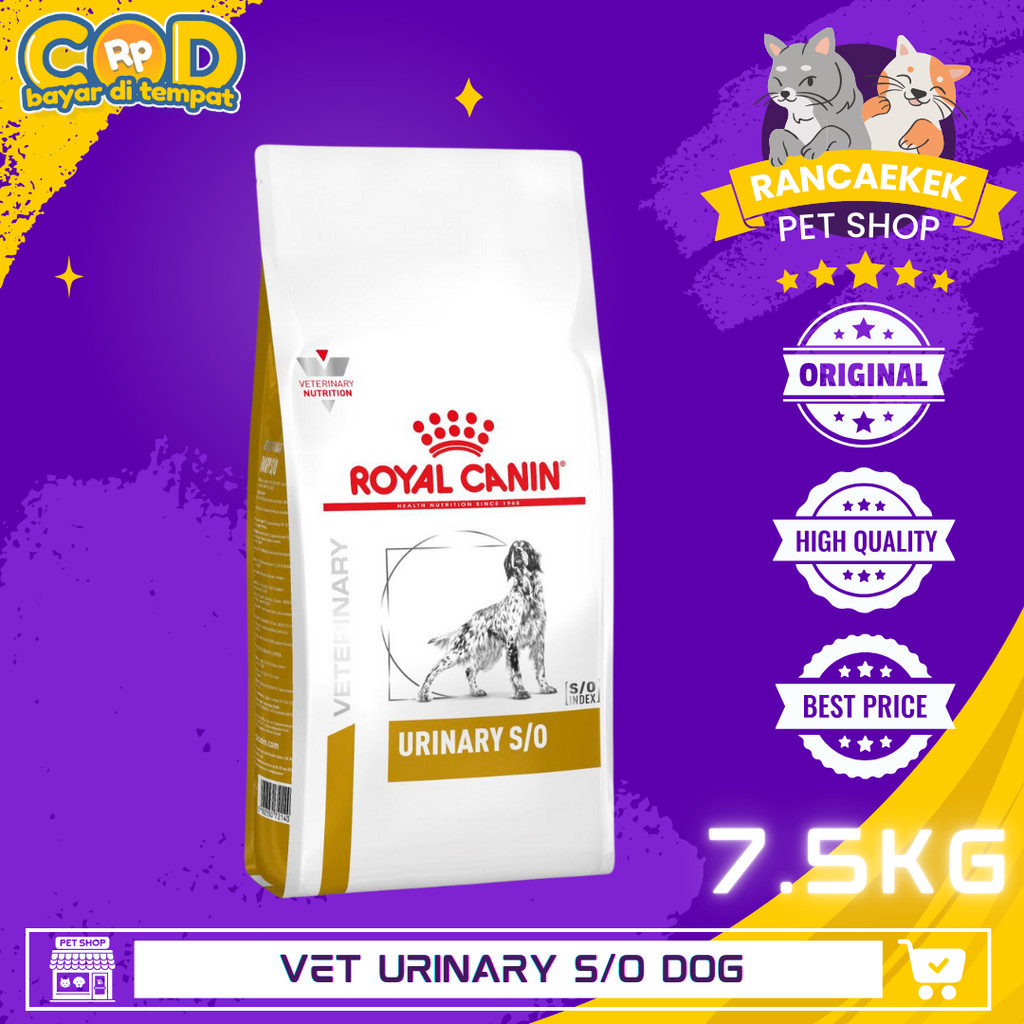 Royal Canin Vet Urinary S/O Dog 7.5 Kg
