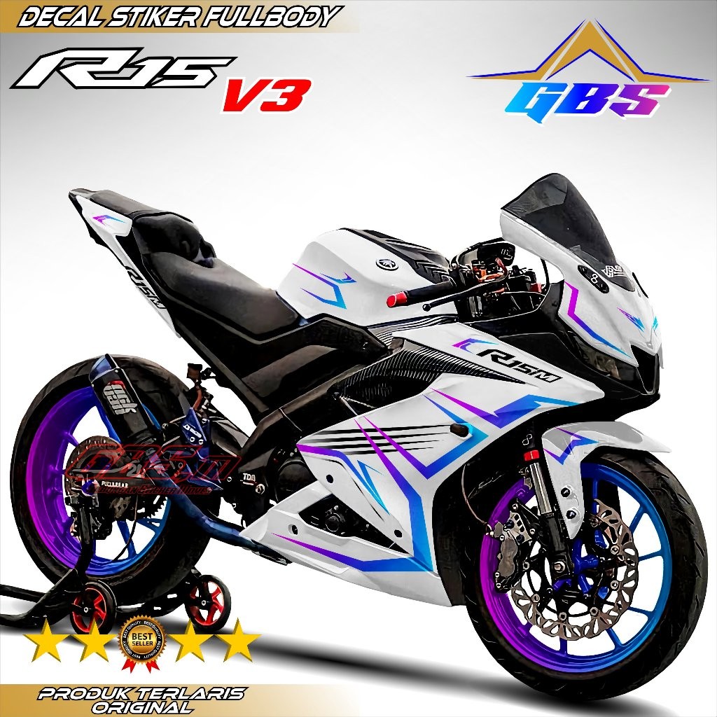 Decal R15 V3 Fullbody Stiker Motor R15 V3 Motif List Bunglon Fullbody Fullblok