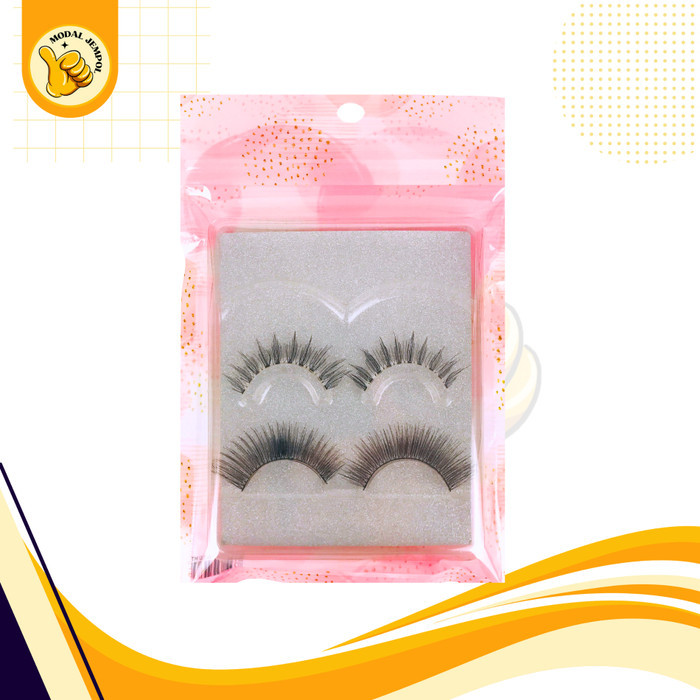Modal Jempol Eyelash Bulu Mata Palsu Set 2 Pasang