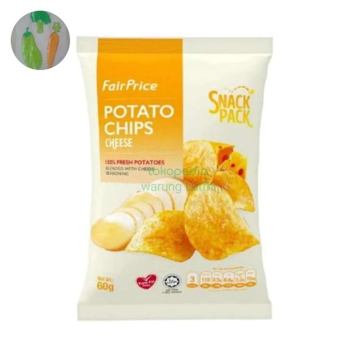 

FAIRPRICE POTATO CHIPS CHEESE 60 G