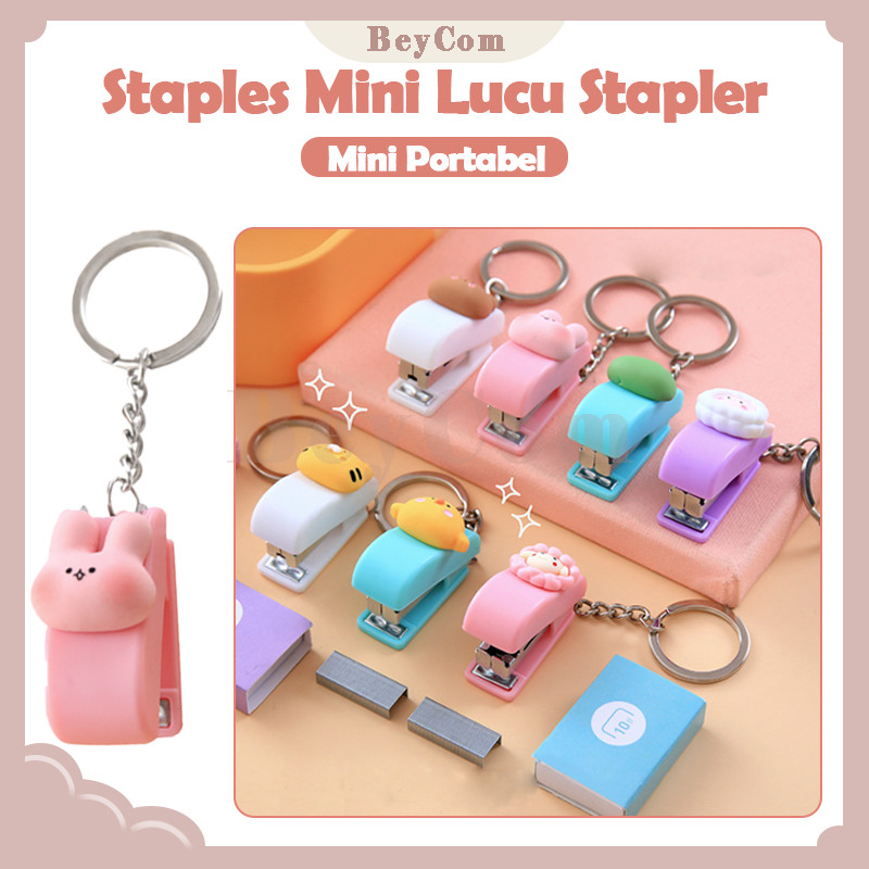 

Staples Mini Lucu Stapler/ Lucu Kartun Mini Portabel Stapler