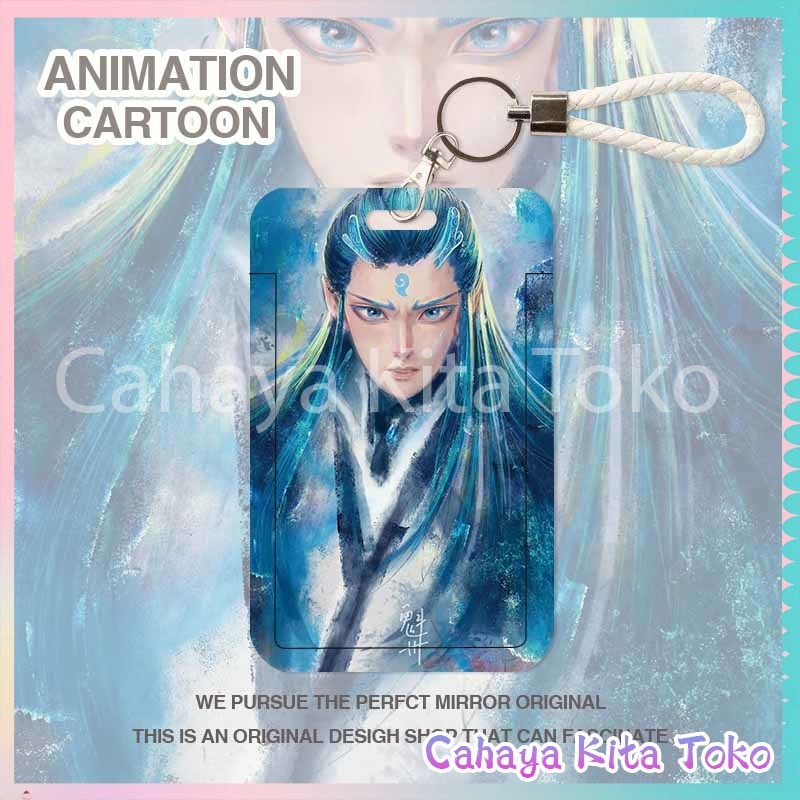 

【Diskon Lebaran】ID CARD HOLDER/SARUNG KARTU/pesanan Hadiah Khusus/SUPPORT HARGA GROSIR/Ao Bing Dengan Gaya Biru