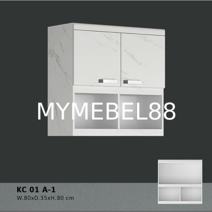 [MYMEBEL88] Termurah Lemari Dapur Gantung Minimalis - KC 01 A-1  - MEDAN