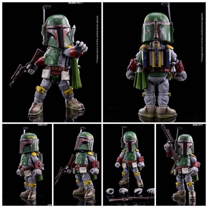 Herocross Star Wars BOBA FETT Hybrid Metal Action Figure HMF 016