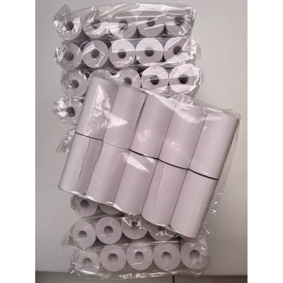 

best -(ISI 100roll) Kertas Kasir Thermal Paper Roll 57 x 30 / 57x30 polos