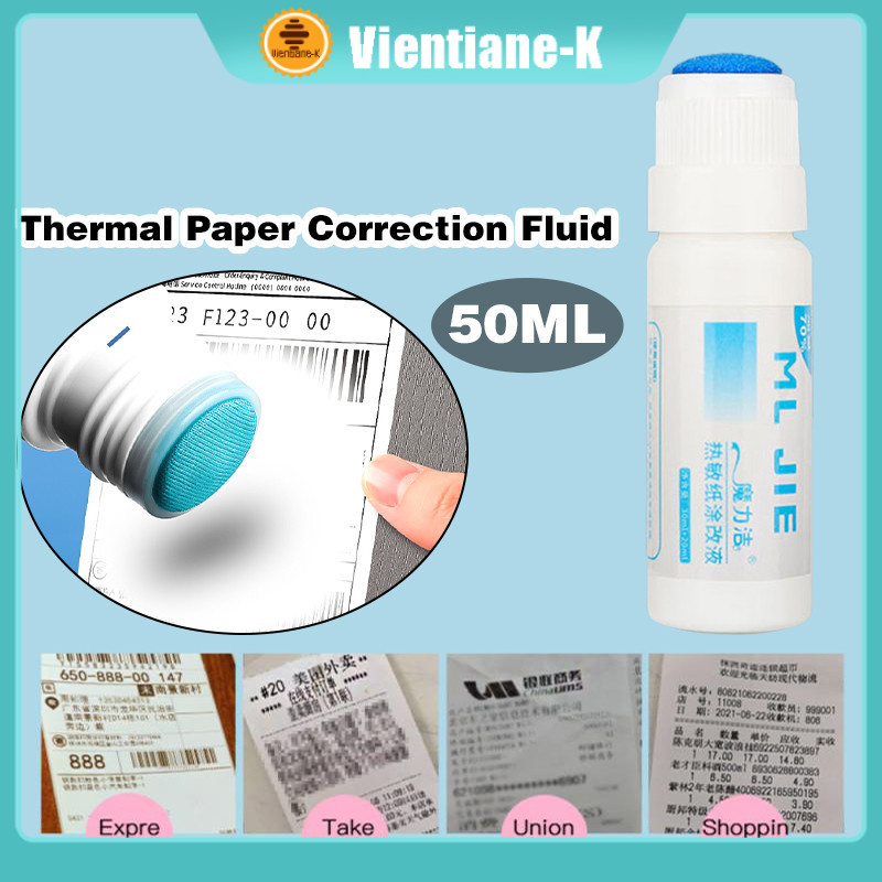 

50ml Cairan Penghapus Tinta Kertas Thermal / Thermal Paper Correction Fluid