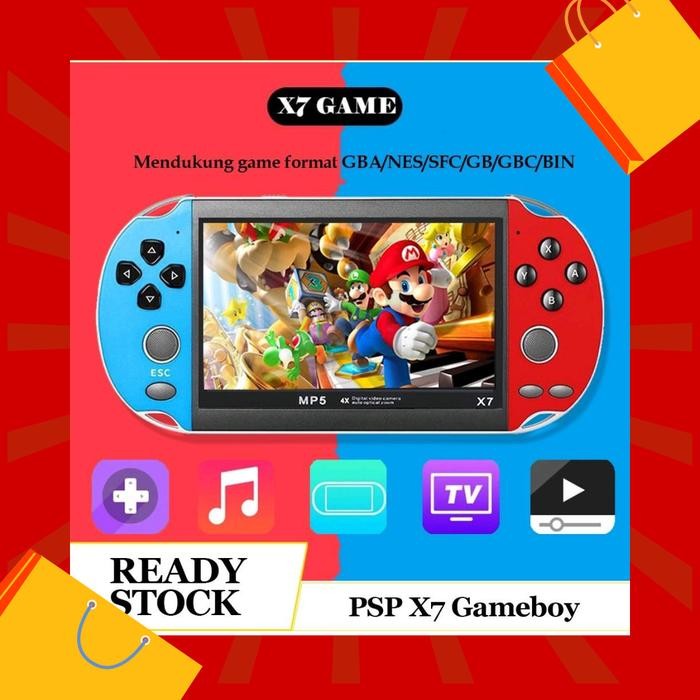 [ COD ] Gameboy Konsol Game PSP X7 Gameboy Handheld Gameboy Console Player 4.3 inch - -, -