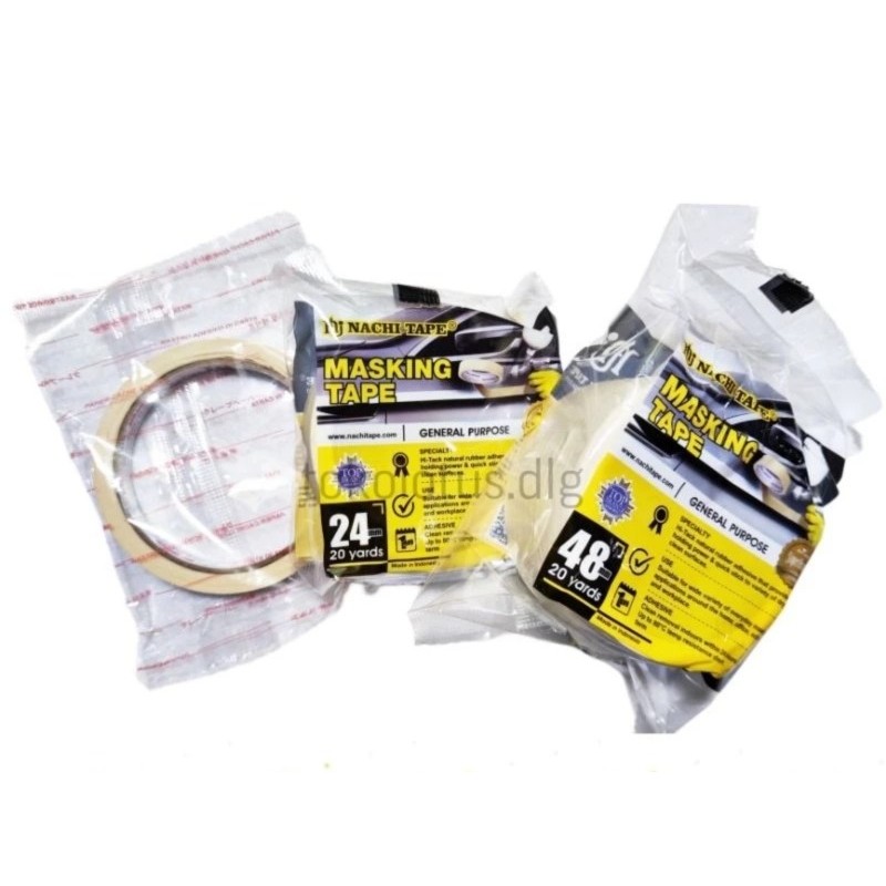 

Masking Tape Nachi 24x20yard 24x20 Isolasi Lakban Kertas