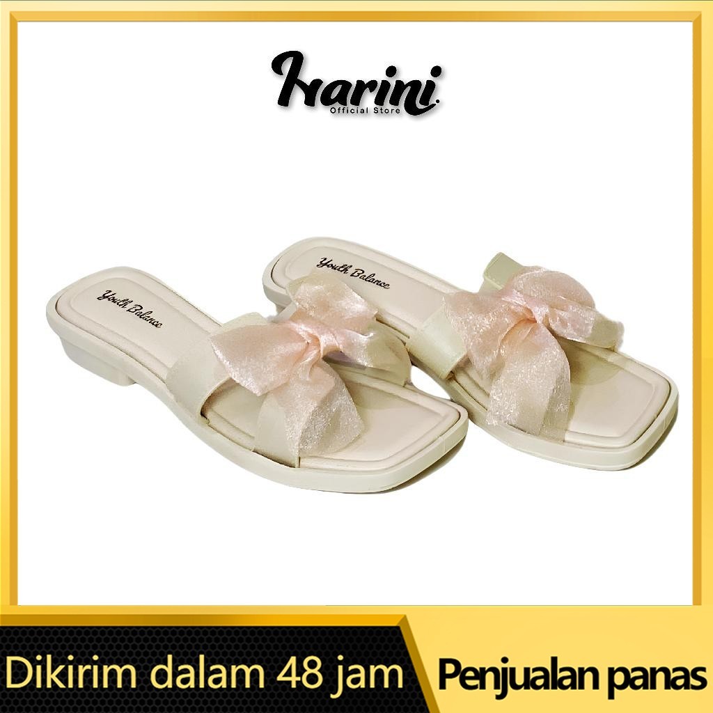 Balance Sandal Flat Teplek Jelly Karet Model Pita Sendal Fashion Wanita  Slip-on Murah Import Balanc