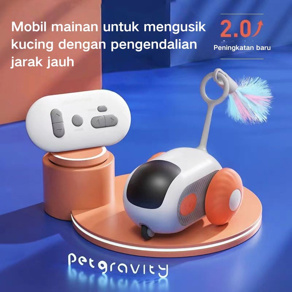 Penghindaran Otomatis Kucing Kucing Dan Anjing Modern Mainan Mobil USB Rintangan Mainan Mainan Otoma