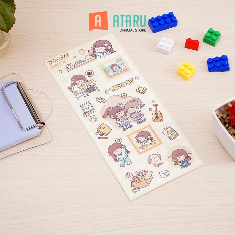 

Ataru Stiker Yoyozi And Friend Stiker Dekoratif Lucu Cute Stickers Deco Sticker Pack Journal Book