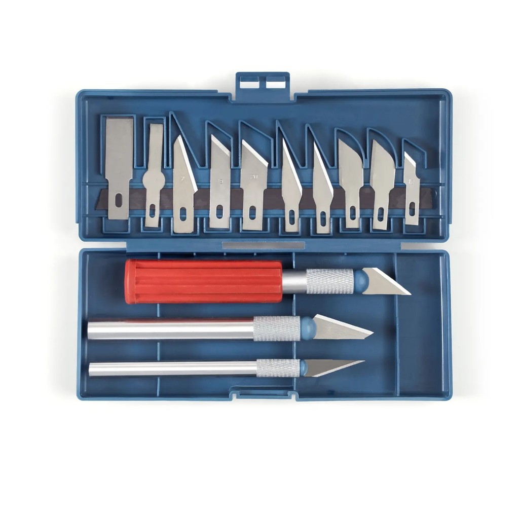 

EZ-0110 13 Pcs Alat Ukir Pahat Kayu Pisau IC Acrylic Set