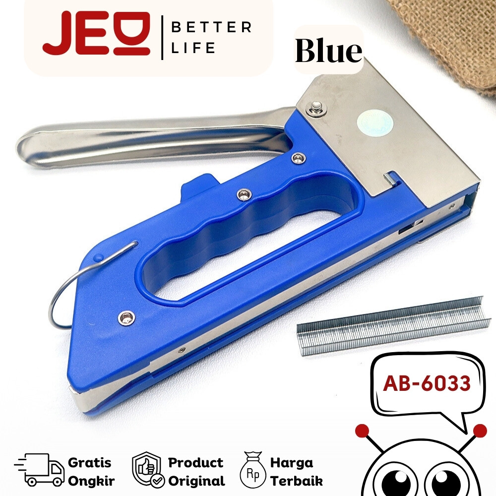 

CKS15 Staples Tembak Gun Tacker BOSSCO plastik + Isi atau Refil 13/8 Stapler Staples Stepler Tembak