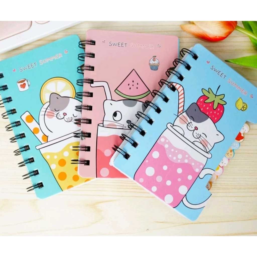 

Notebook Cute Mini Book / Girly Notepad Portable Small Diary / Buku Catatan Mini
