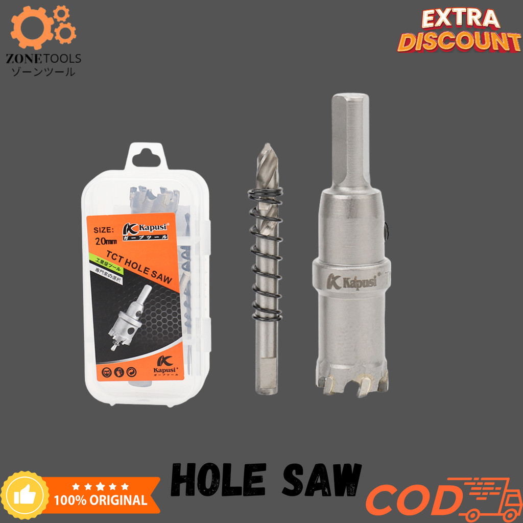 Hole Saw Keras Besi /HoleSaw Carbide TCT/ /Kayu Hole Saw  Mata Bor Plastik Besi