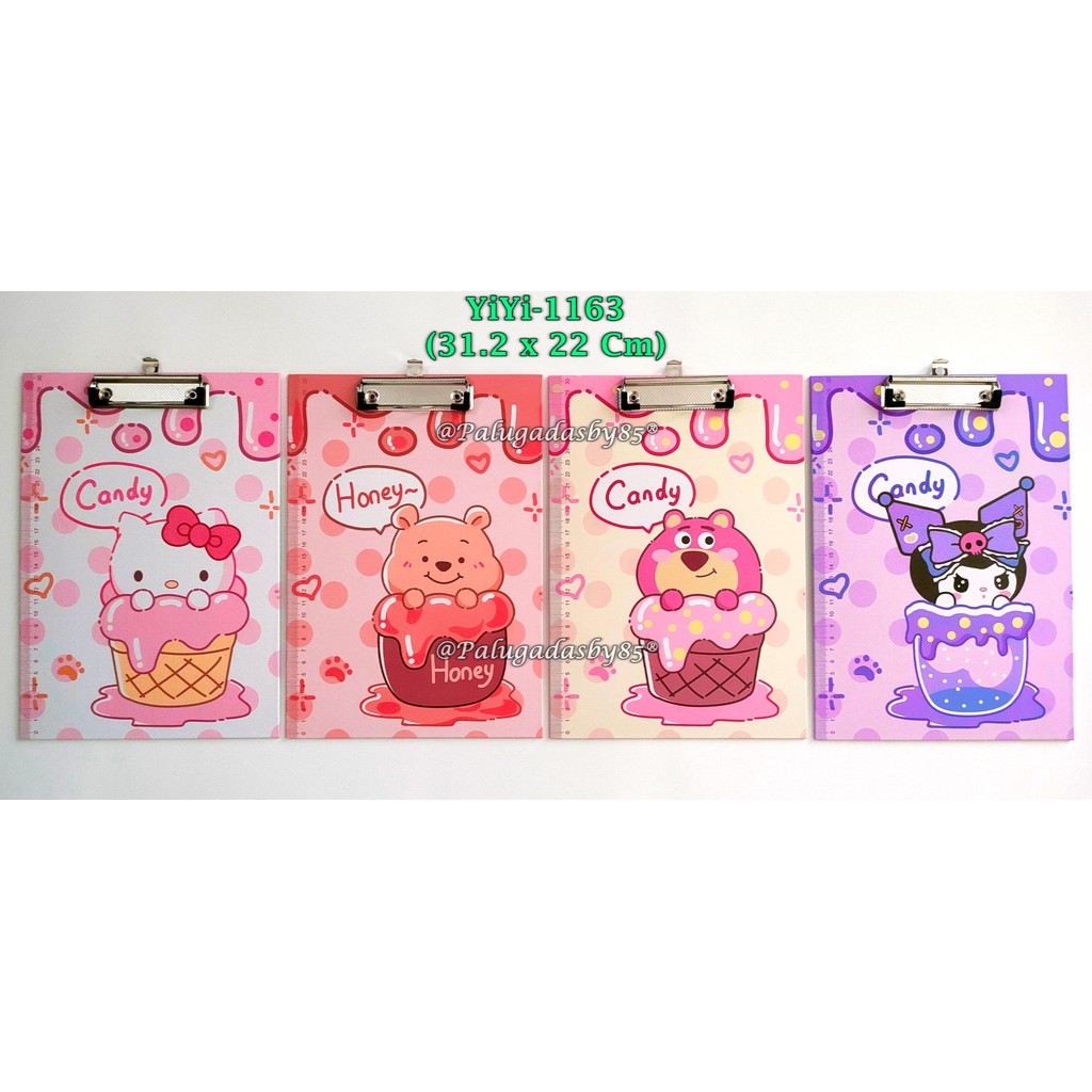 

(1 Biji) Clip Board Karakter 31.2 x 22 Cm / Papan Ujian Karakter A4 / Clipboard GXIMP YiYi-1163