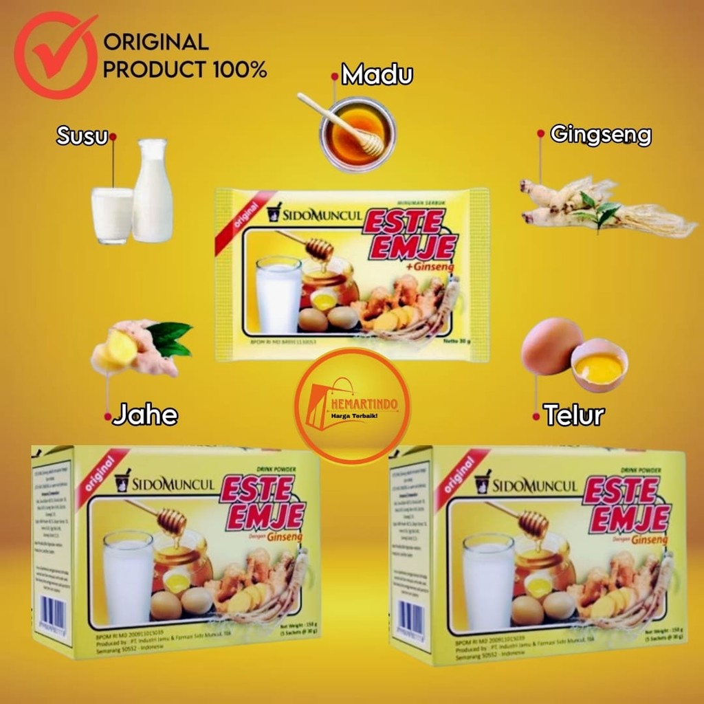 

Sido Muncul Minuman Este Emje Susu 5's - Menghangatkan Tubuh