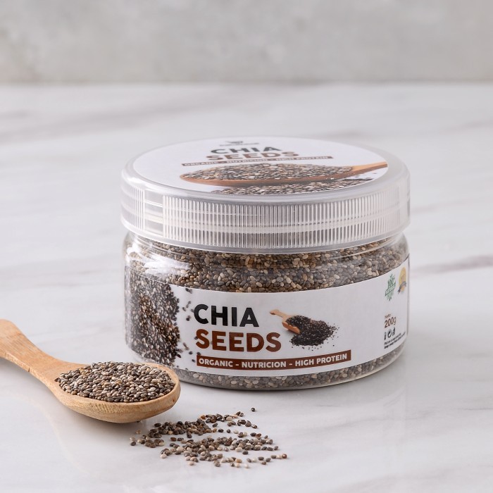

Chia Seeds Organik non GMO / Chia Seed Organic Biji Selasih - 200 gram