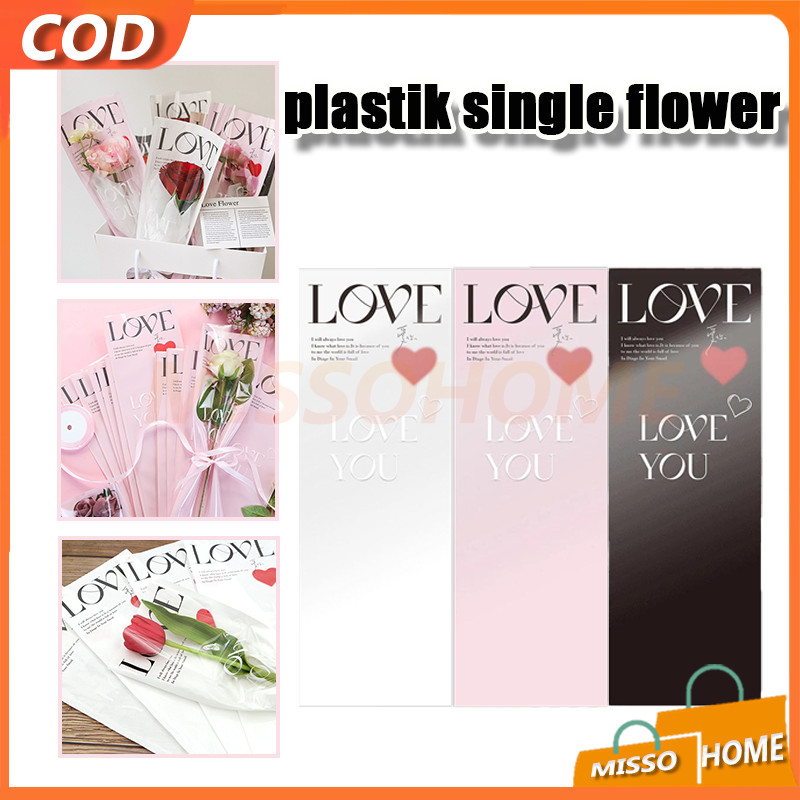 

Plastic Single Rose Pembungkus Bunga Satuan/plastik bunga single flower/plastik single flower