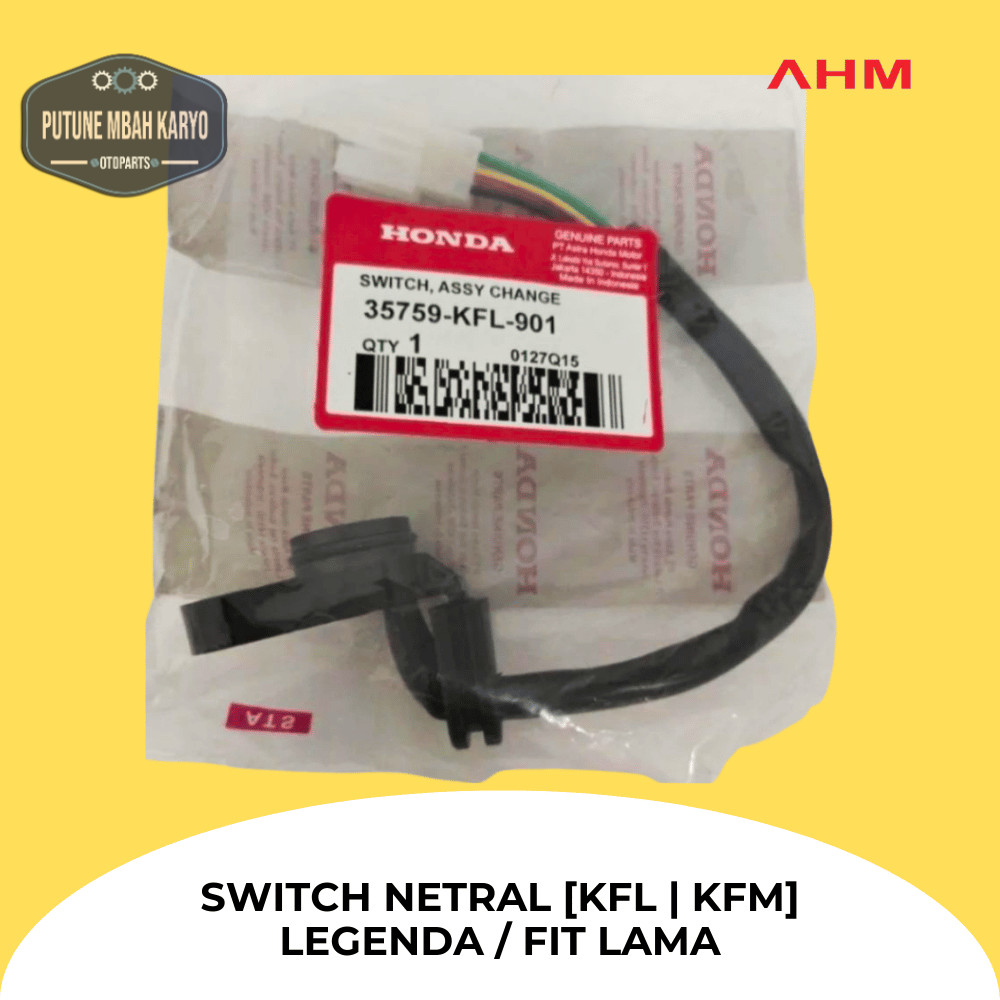 Switch Netral Sensor Lampu Gigi Netral Supra Fit Lama Legenda KFL KFM