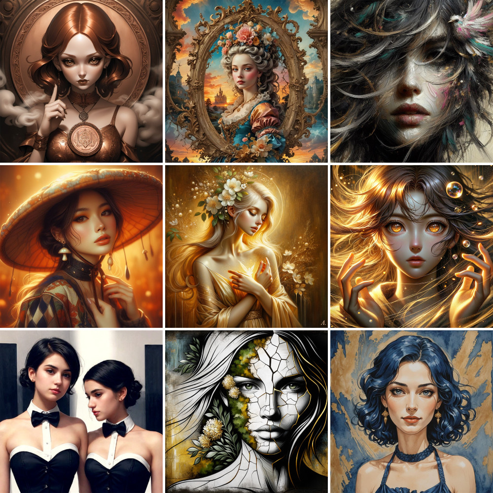 

Portrait Beautiful Girl Painting By Number Oil Paint Arts And Crafts For Adults Home Decor Mother's Gift 2024 NEW