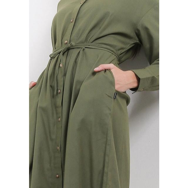Hush Puppies Dress Wanita Bohlani Olive - XL, Olive
