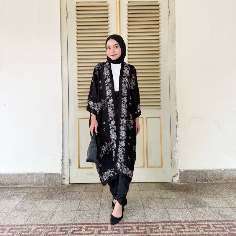 READY STOCK AYANA VISCOSE Outer Batik Set HANDMADE BATIK CAP TANGAN