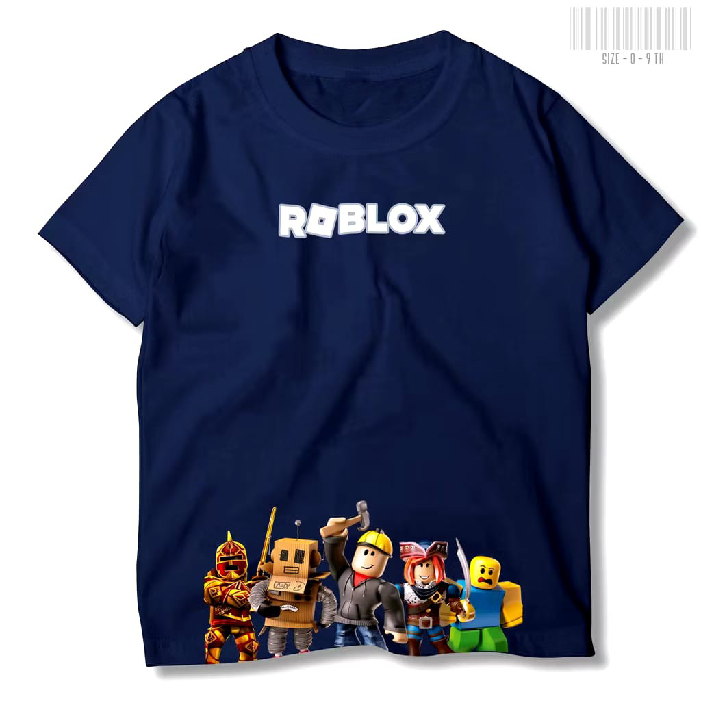 MURAH / Cash Clothing Kaos Anak Roblox Karakter Minecraft  Baju Distro Anak 0-12 Tahun Laki Laki Per