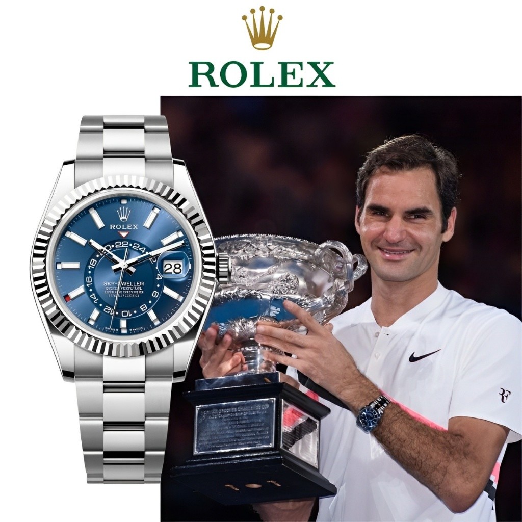 Rolex[100%Asli] Rolex M336934-0005 Sky-Dweller Seri Automatic Otomatis Jam Tangan Mekanik Jam Tangan