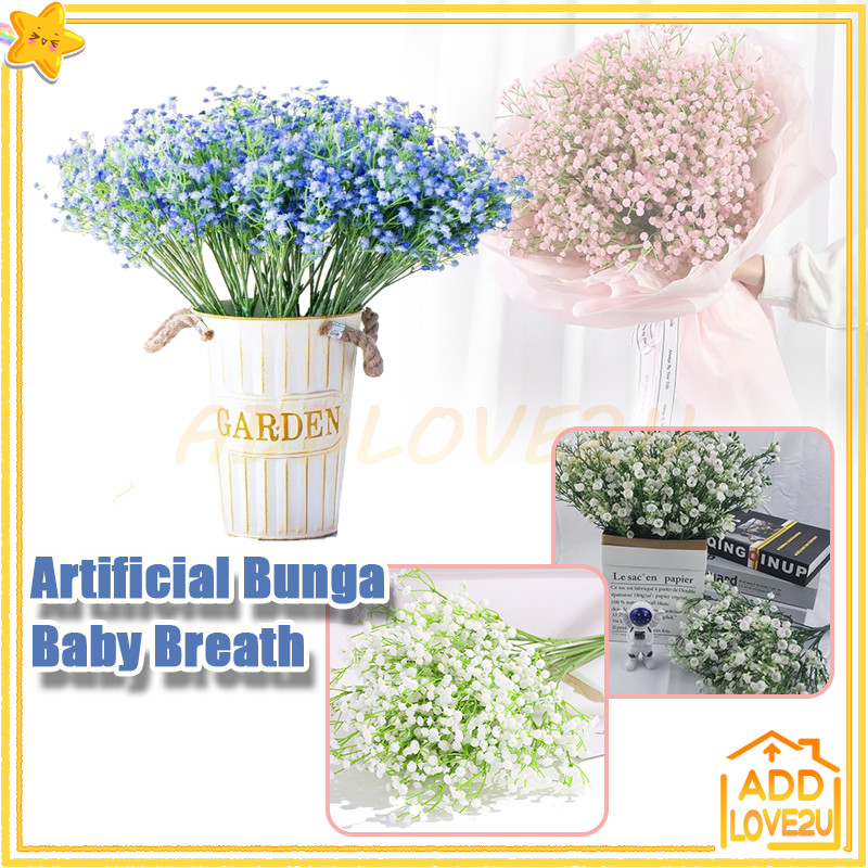 Artificial Bunga Baby Breath/Bunga Hias Plastik Baby Breath/mini baby breath artificial flower
