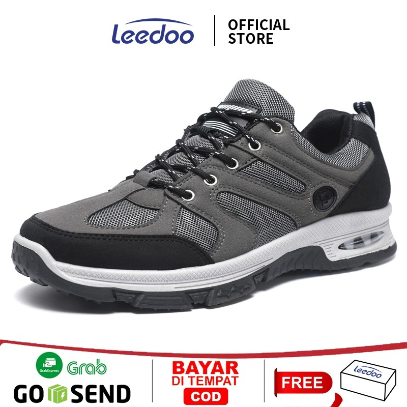 [WOW DISKON] Leedoo Sepatu Kerja Cowok Sepatu Sneakers Pria Seaptu Jpgging Olahraga Kekinian MR710