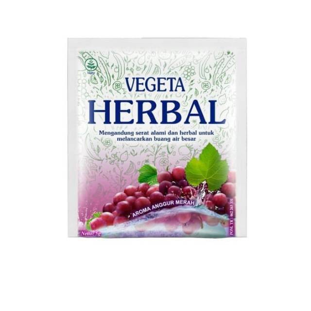 

Vegeta herbal aroma anggur merah sachet 5 gram - ABO