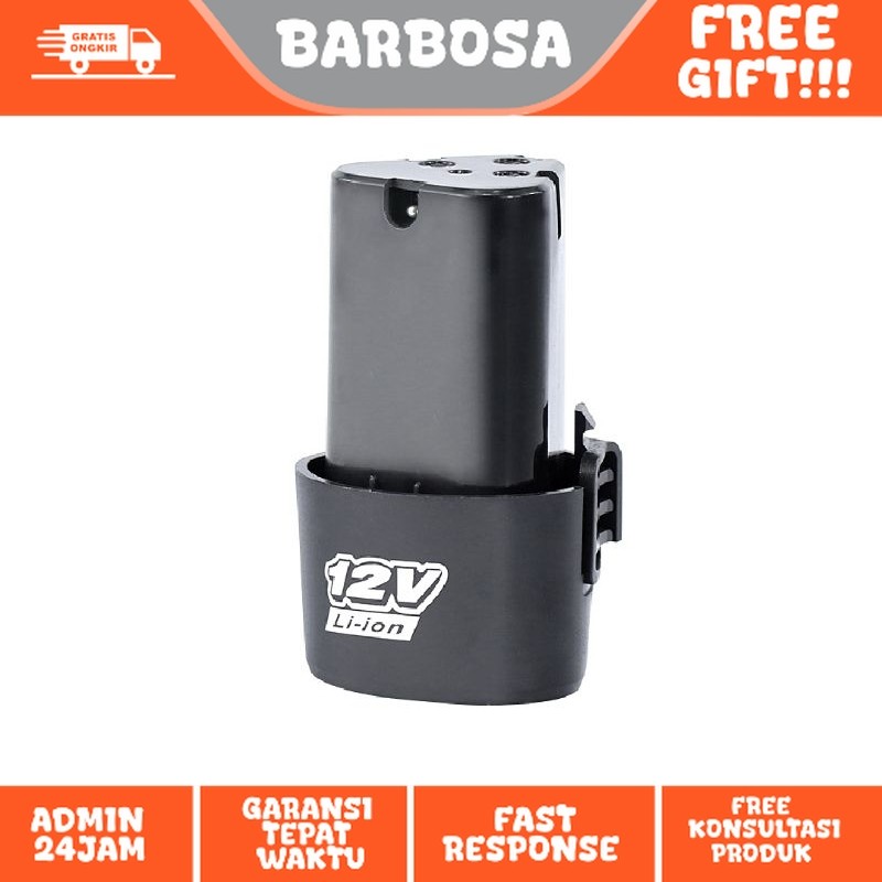 Baterai Bor Litium Li-Ion 12 Volt Baterai Bor Electric Cordless Rechargeable Original Baterai Bor Co
