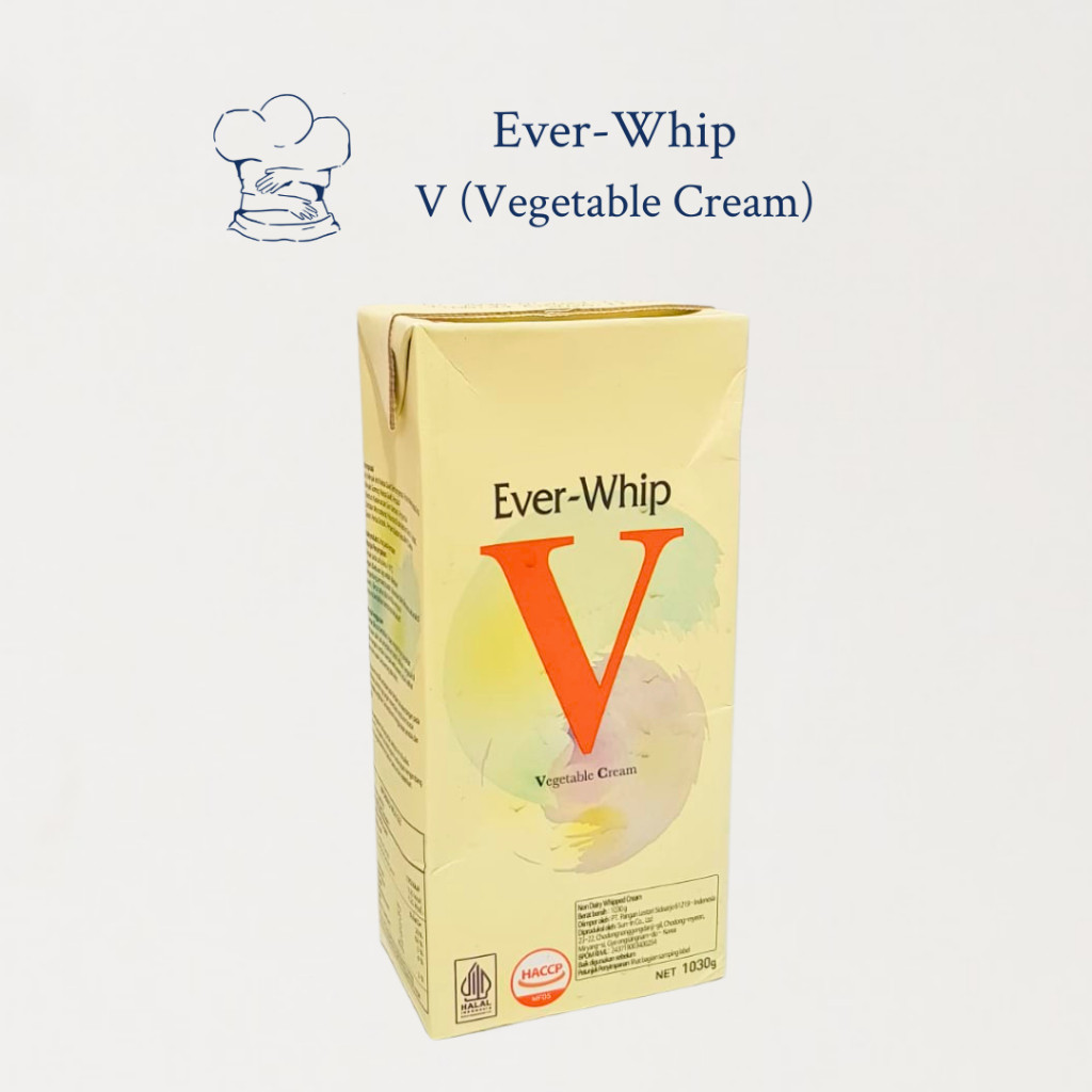 

RB EverWhip Vegetable Cream 1030 gr / EverWhip 1030 / Ever Whip (Non Dairy Whipping Cream)