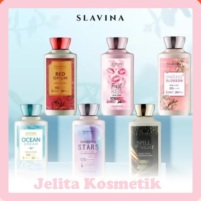SLAVINA Body Lotion Semua Varian by Nagita Slavina - Wangi Parfum Nagita Slavina Skincare Glutathion