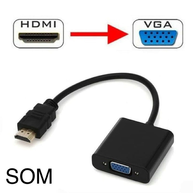 CONVERTER HDMI TO VGA KABEL / KONVERTER HDMI TO VGA KABEL HDMI TO VGA