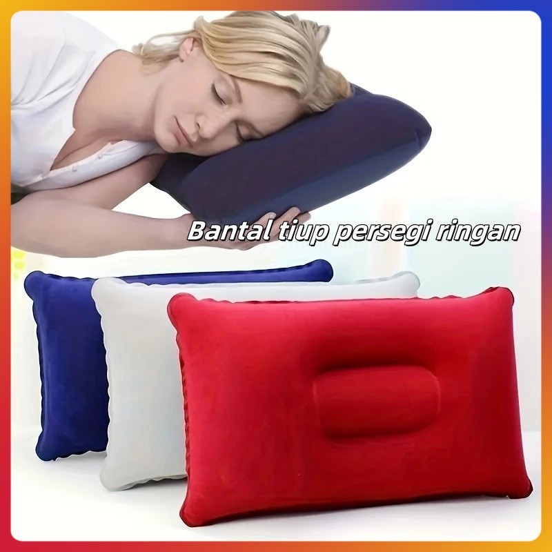 Bantal Angin Tiup/Bantal tiup persegi ringan/Bantal Angin Tiup Portable