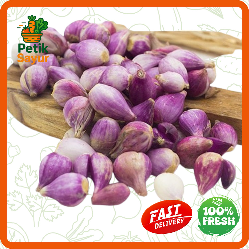 

Bawang Merah Kupas Konvensional 200 gram PetikSayur