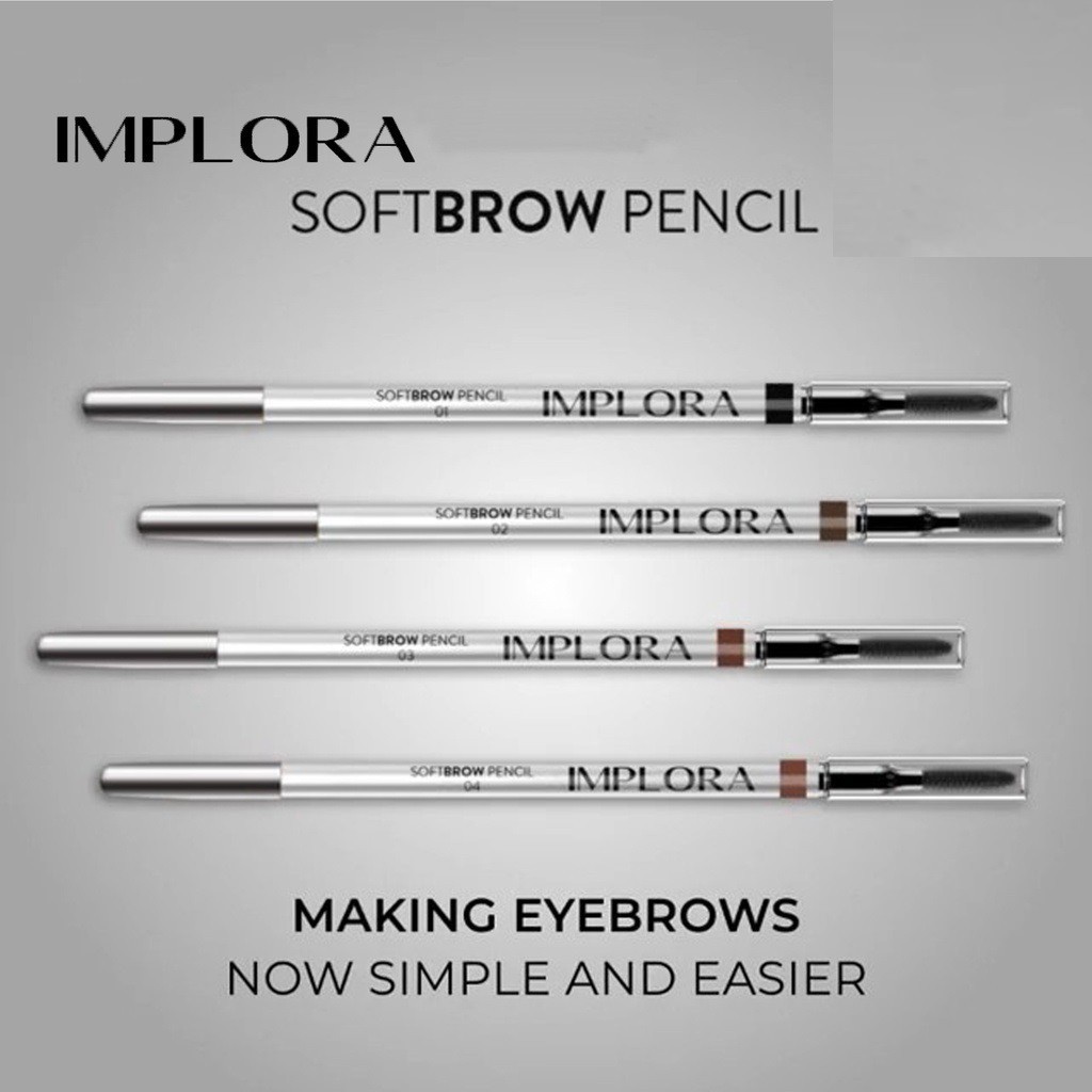 Implora Soft Brow Pencil |  Implora Pensil Alis SoftBrow