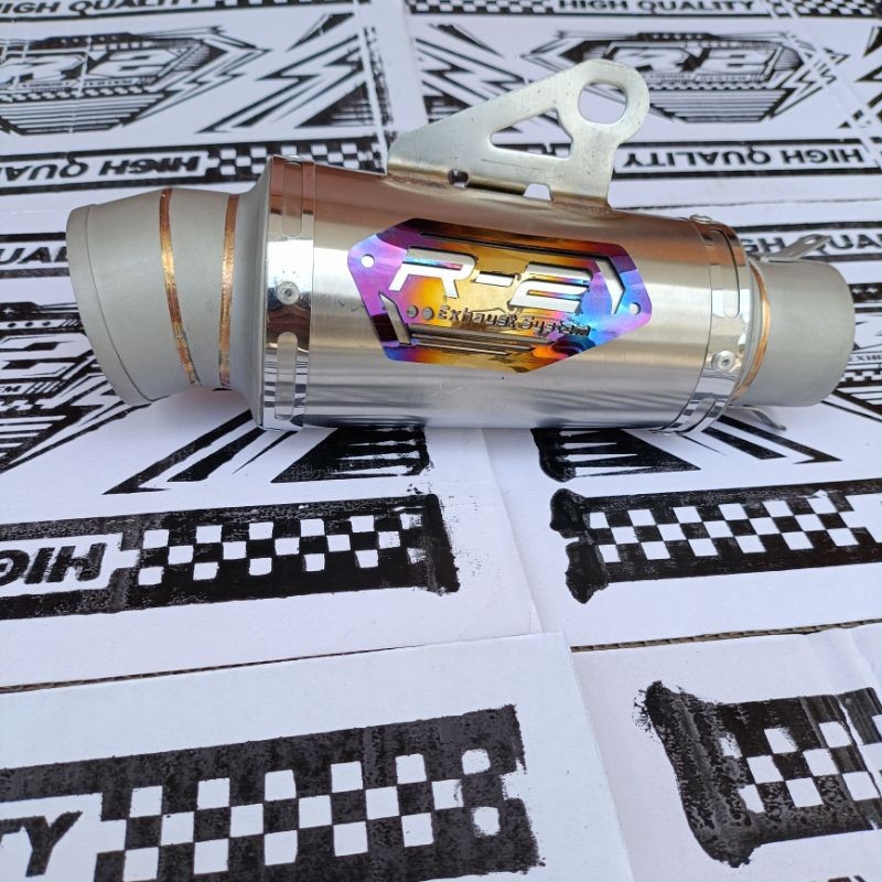 Silincer Tabung Knalpot Drag Boreup Harian type MP1_R2 Muffler Original