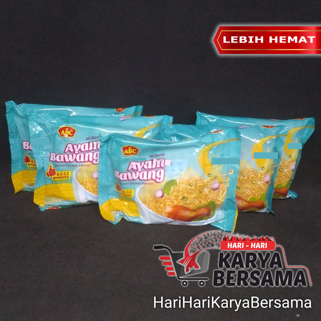 

MAKANAN MIE INSTAN MI ABC AYAM BAWANG PACK 5'S X 70GR