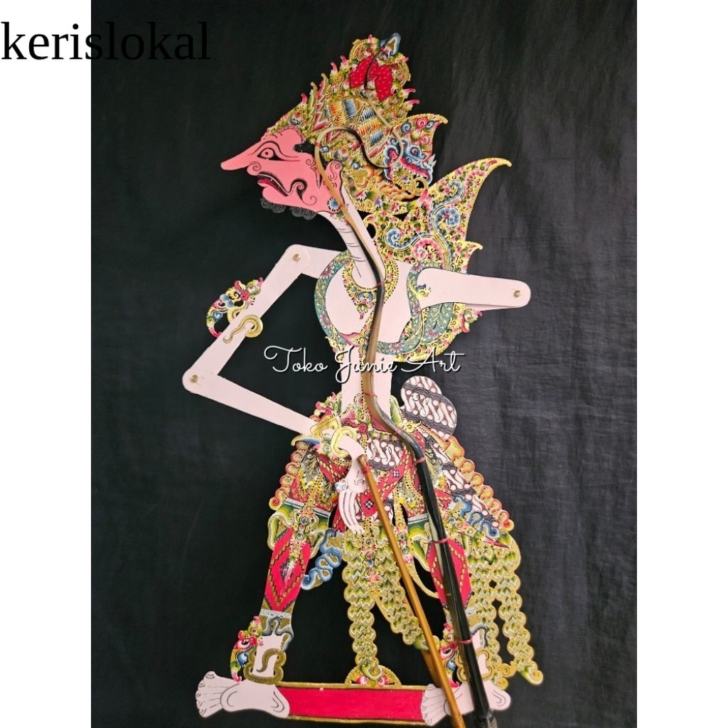 Wayang Kulit asli Prabu Baladewa bolodewo Kulit kerbau gapit Sungu Original handmade asli premium KL