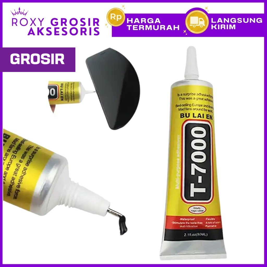 

GROSIR - Lem LCD Lem T7000 Hitam 15ML Lem Layar LCD Touchscreen Serbaguna