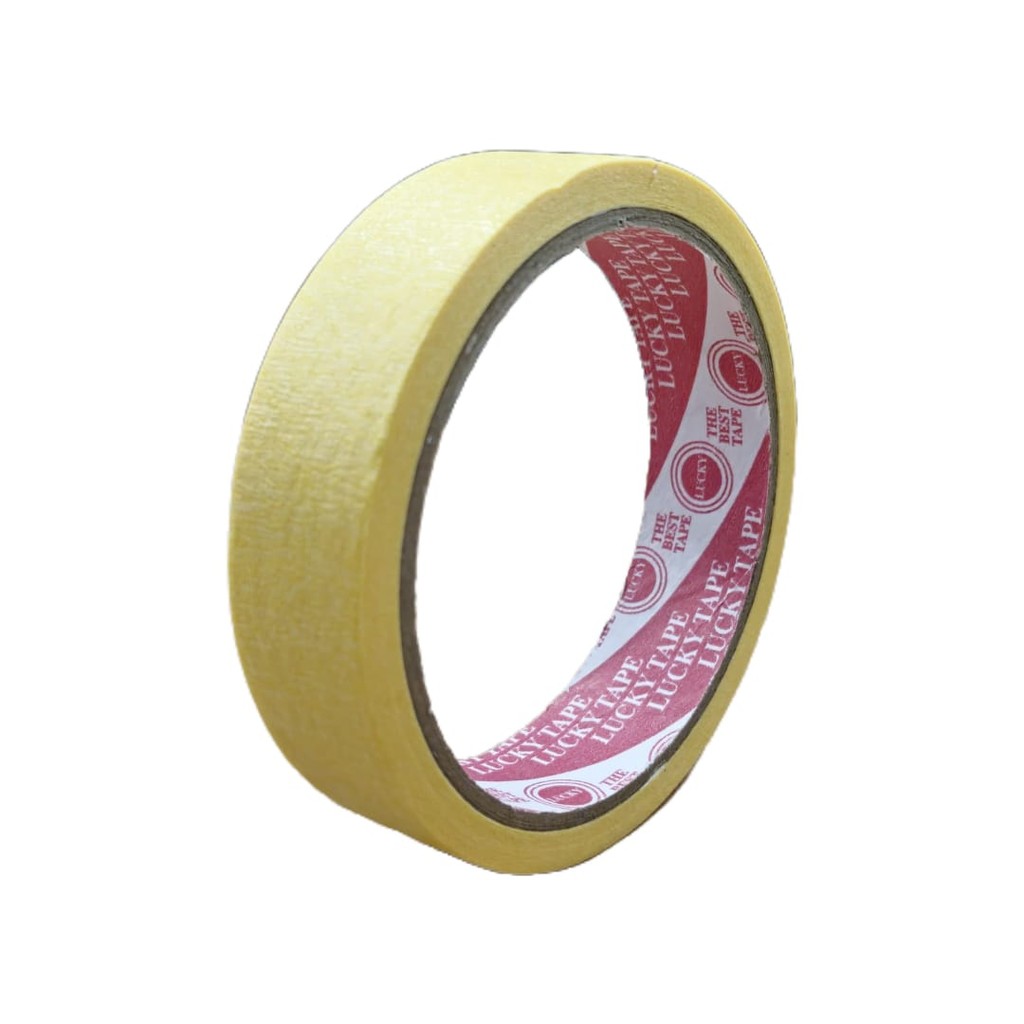 

Lakban KERTAS 1inch / 24mm / Masking Tape isi 20 Yard RJT