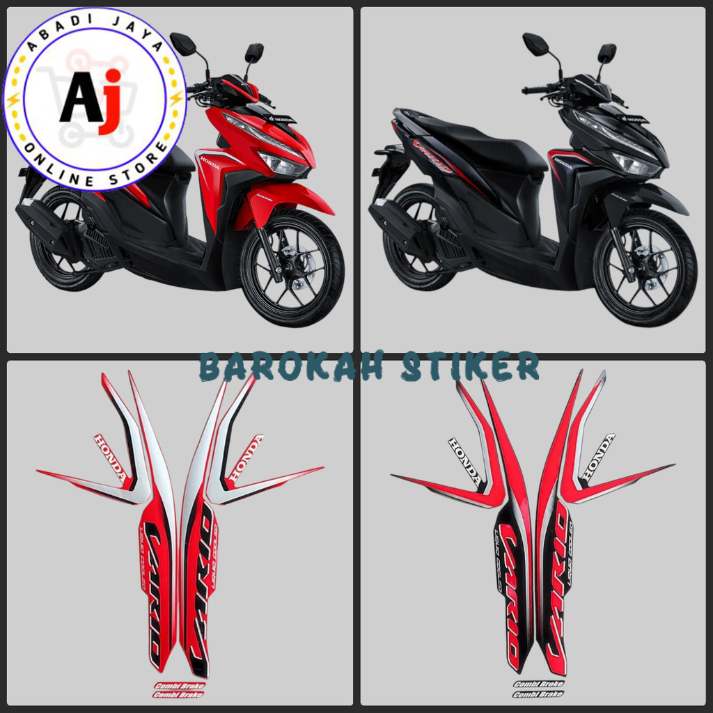 Striping stiker honda vario 125 2019 Fullset Body Motor