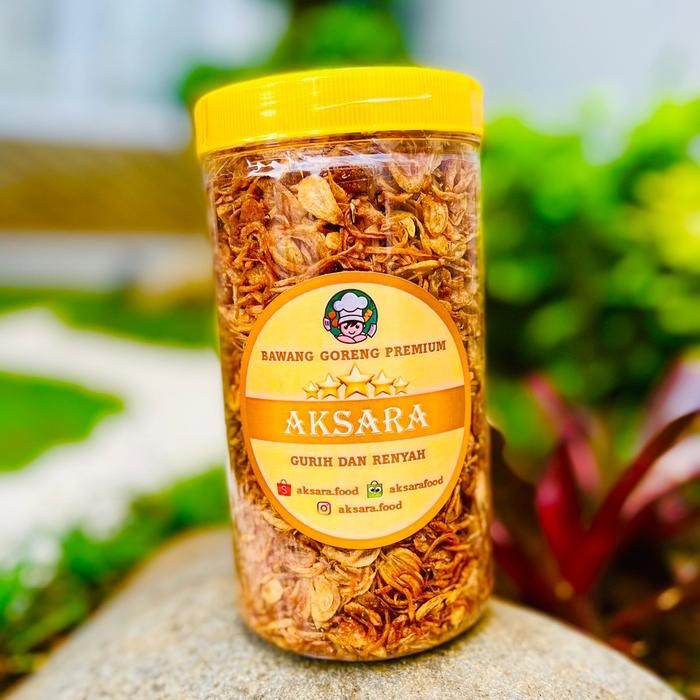 

Bawang Goreng Asli Premium AKSARA A++ | Murni Tanpa Tepung, Original Gurih dan Renyah - Besar