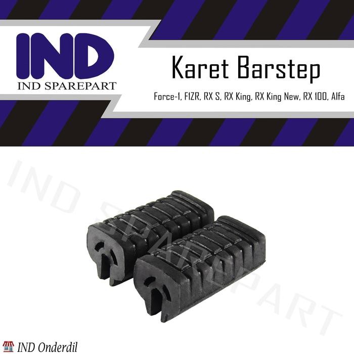 IND Onderdil Karet Barstep/Footstep/Bar/Foot/Step Depan RX K-S/Force 1-ZR/Jupiter Z-MX/Crpyton/Vega 