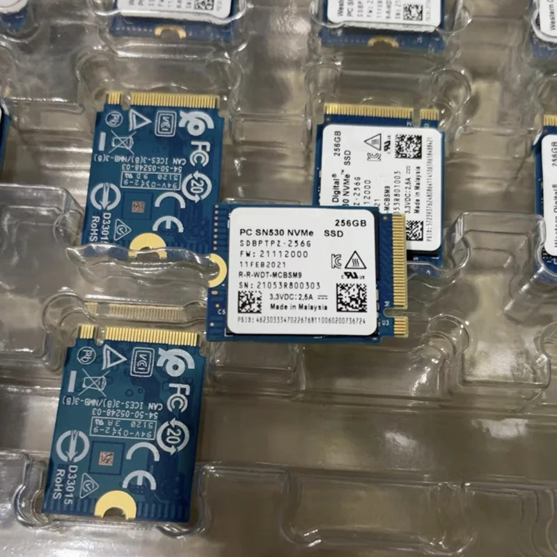 New PC SN530 2230 SSD 1TB 512GB 256GB NVMe PCIe Gen3 x4 for Microsoft Surface Pro 7+ 8 Steam Deck Or