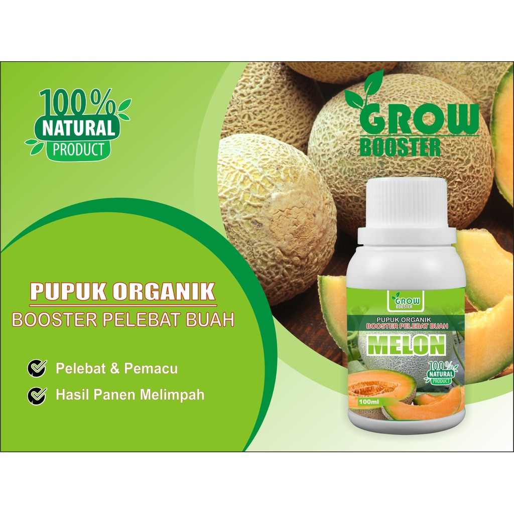 pupuk booster cair melon, Pupuk Pembesar Pemanis Buah Melon / Pupuk Untuk Penyubur Perangsang Tanama
