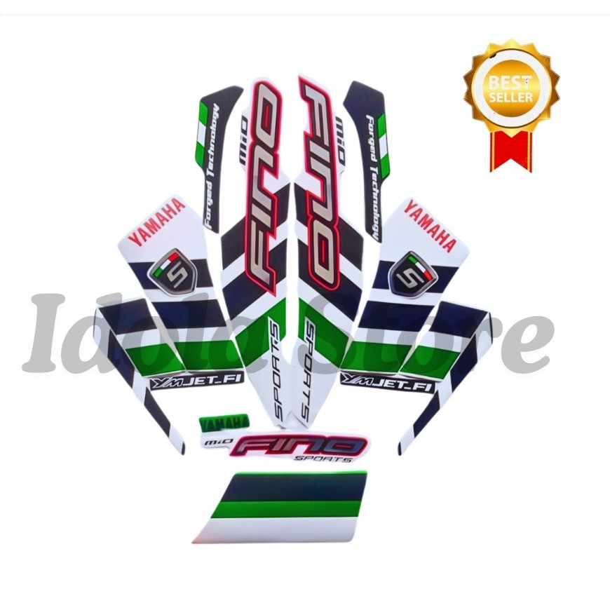 Striping Stiker Honda Fino 2014 Hijau Stiker Lis Standar Motor Honda Fino 2014 Terbaik